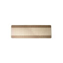 【3個セット】 洗いやすいキッチンマット 台所用 /フロアマット 【ベージュ】 約45×180cm 薄手ループタイプ 日本製 国産 『優踏生』 折りたためて洗濯...