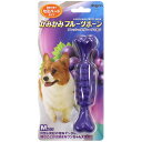 (まとめ)かみかみフルーツボーン セミハード Mサイズ グレープ【×3セット】 (犬用玩具) わんちゃんの喜びを引き出す、フルーティーな味わいのセミハードボーン...