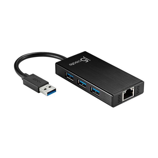 j5 CreateUSB3.0対応ギガビットイーサネットマルチアダプター JUH470 1個 高速データ転送が可能なUSB3.0ポートを搭載したギガビットイーサネット接続が可能なマルチアダプター ネットワーク接続をスムーズに行える便利な1個セット