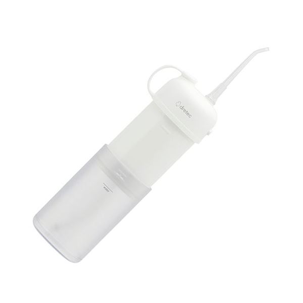 DRETEC ドリテック 口腔洗浄器「ジェットクリーン スマート」 7.6×4.9×26.7cm(ノズルを含む)(タンク容量約150ml) C6139628 口腔洗浄器 スマートジェットクリーン - コンパクトなサイズで効果的な洗浄力を実現 150mlのタンク容量で、口内をすっきり爽やかに保つ 使いやす