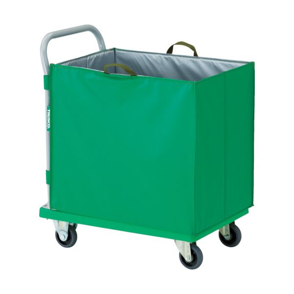 TRUSCOグランカート 蓋無ハンドトラックボックス付 718×468 TP-702-THBA 1台 組立式 便利なハンドトラ..