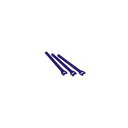 【5セット】 結束マジックバンド 3本 ブルー LD-MT1BU3X5 青 青色の結束用マジックバンドが3本セットになった便利アイテム 結束力抜群で使いやすく、多彩な用途に対応 結束マジックバンド3本セットで、整理整頓も簡単 青(2)
