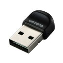 エレコム Bluetooth Ver.5.3 USBアダプター(USB-Aプラグ/Class2) ブラック 黒 LBT-UAN06C21個 黒 エレコム Blu...