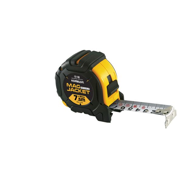 KOMELON コメロン マグジャケット 幅25mm 長さ7.5m 水平保持2.4m KMC-31RM-75-25 25mm幅のマグネットジャケット、7.5mの長さで水平保持2.4m可能な便利なアイテム 使いやすさと機能性を兼ね備えたKMC-31RM-75-25をお試しください