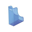 (まとめ) ボックスファイルキャパティ FB-E6クリアBL【×20セット】 オフィス 事務用 の整理整頓に最適 透明なファイルボックスでスッキリ整理 収納 ま...