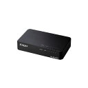 Giga対応5ポートスイッチ(プラ筐体/電源内蔵) EHC-G05PN4-JB 高速通信に対応した5ポートスイッチ(プラスチック筐体/内蔵電源)が、あなたのネッ...