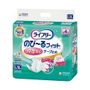 ライフリーのびーるフィットうす型4回L1P 伸びる快適フィットで安心 安全 感UP 薄型4回使える大判サイズ1枚入りパッド(4)