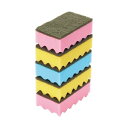 (まとめ) TANOSEEキッチン 台所 スポンジ抗菌 清潔 タイプ ハード 1セット(50個:10個×5パック) 【×3セット】 抗菌 効果があるハードなキッ...