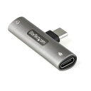 StarTech.com USB Type-C イヤホンジャック 変換アダプタ 60W PD 同時充電対応 CDP235APDM1個 USB Type-C端子を...