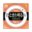 ホタルクス(NEC) 蛍光ランプライフルックHGX 環形スタータ形 20W形 3波長形 電球色 FCL20EX-L/18-X1セット(10個) 家庭用の円形 (...