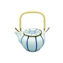 西海陶器 一珍呉須十草MS 8号土瓶 自然の恵みを感じる、草花が描かれた美しい8号土瓶 一味違う和の風情を楽しめる、一珍呉須十草MS 贅沢なひとときを演出する、...