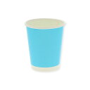 シモジマHEIKO ペーパーカップ アイス・ホット兼用 8オンス(295ml) ライトブルー 口径80mm #0045359331セット(1000個:50個×2...