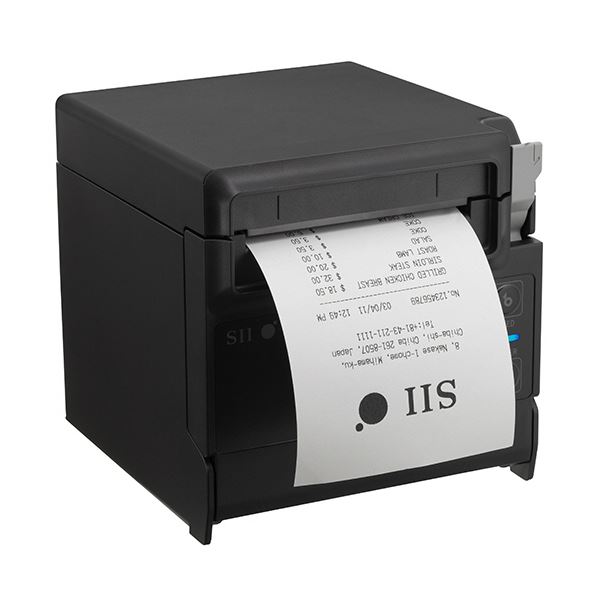 セイコーインスツル前面・上面排紙 2WAY POSプリンタ(USBモデル) 黒 RP-F10-K27J1-2 1台 便利な2WAY機能搭載 USB接続のPOSプリンター、スタイリッシュな黒色モデル 前面・上面からの排紙で使いやすさ抜群 RP-F10-K27J1-2