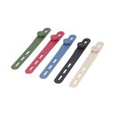 オウルテック ソフトタッチケーブル 配線 バンドアースカラー (5色×2本) OWL-CBBAND02-EC 1パック(10本) 手になじむシリコン製ソフトバンド10本セット カラフルなアースカラーでおしゃれにまとめる ケーブル整理がラクラク 触り心地しっとりで優しく包み込む 使いやすくス(2)