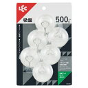 【3個セット】 レック 吸盤フック ミニ 6個入 H00488 強力吸着フック【3個セット】リーダー 強力吸着フック ミニ 6個入り H00488