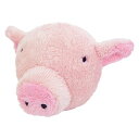 (まとめ)まんまるズーズー ブタ【×5セット】 (犬用玩具) ふわふわ 柔らか なペット用おもちゃ 小型犬にぴったりのユニークな遊び道具 まんまるなズーズー ブ...