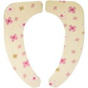 【3個セット】 オカ 貼っぴぃ便座シート 1組入 フラワー 簡単取り付け おしゃれな花柄便座シート【3枚セット】 取り替えらくらく 貼るだけで清潔感アップ