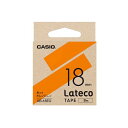 【5個セット】 カシオ計算機 Lateco 詰め替え用テープ 18mmオレンジテープ黒文字 XB-18EOX5 鮮やかなオレンジテープに黒文字が映える 18mm幅のテープを8m分詰め替え 使いやすさと耐久性にこだわった5個セット レトロな名前から進化した、新たなテープの誕生