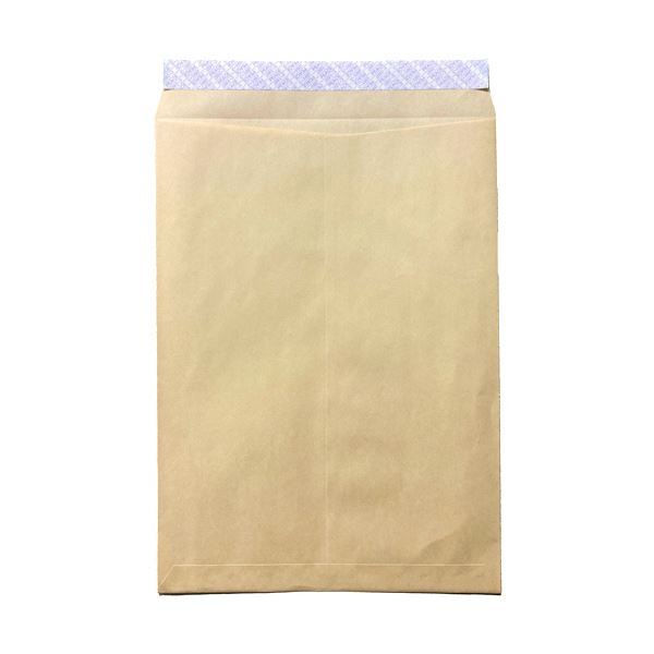 (まとめ) 高春堂 ピースR40再生紙クラフト封筒 テープのり付 角2 85g/m2 〒枠なし 845-10 1パック(100枚) 【×3セット】 再生紙で作ら...