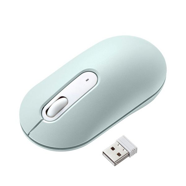 静音薄型ワイヤレスマウス グリーン MA-WBS327G 1個 緑 静かでスリムな緑色のワイヤレスマウス 革新的なデザインで快適な操作性を実現 静音機能搭載で集中できる 持ち運び便利な薄型 スッキリしたデスク環境を実現 操作性とデザイン性を兼ね備えた使い勝手の良いマウス 緑