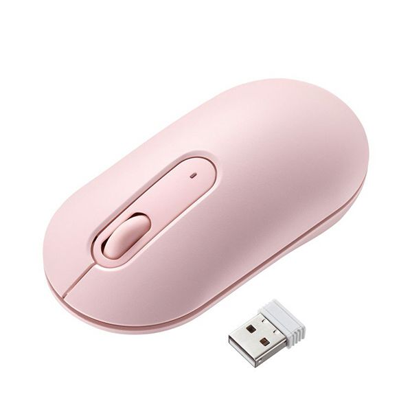 静音薄型ワイヤレスマウス ピンク MA-WBS327PK 1個 静かでスリムなピンク色のワイヤレスマウス 集中力を高めて作業効率をアップさせる 邪魔なケーブル 配線 もなく自由な動きが可能 女性にもおすすめ オフィス 事務用 や自宅での作業に最適