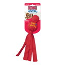 (まとめ) KONG(コング) ウァバ レッド (ペット用品) 【×3セット】 赤 愛犬との触れ合いを楽しむ、鳴り笛付きの中・大型 大きい 犬用おもちゃ 赤いウ...
