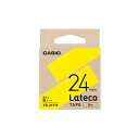 【5個セット】 カシオ計算機 Lateco専用詰替用テープ/黄に黒文字/24mm XB-24YWX5 使いやすい詰替用テープ5個セット、黄に黒文字の魅力、24mm幅、8m詰まったレトロな名品 カシオ計算機Lateco専用テープで仕事や学習をサポート 使い勝手と品質にこだわるなら、この一品をお試