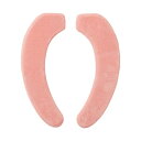(まとめ) 小久保工業所Petapon ふっくら便座シート ボアタイプ ピンク KSN-021 1パック 【×5セット】 ふわふわ 柔らか で暖かい便座カバー ...