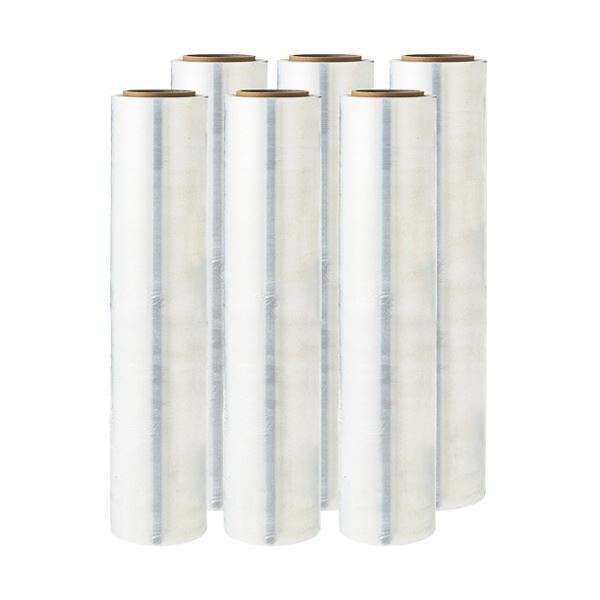 クラフトマン ストレッチフィルム 15μ500mm×300m CF-SF3 1セット(120巻:6巻×20ケース) 驚くほど伸びる 荷物をしっかり守る クラフト...