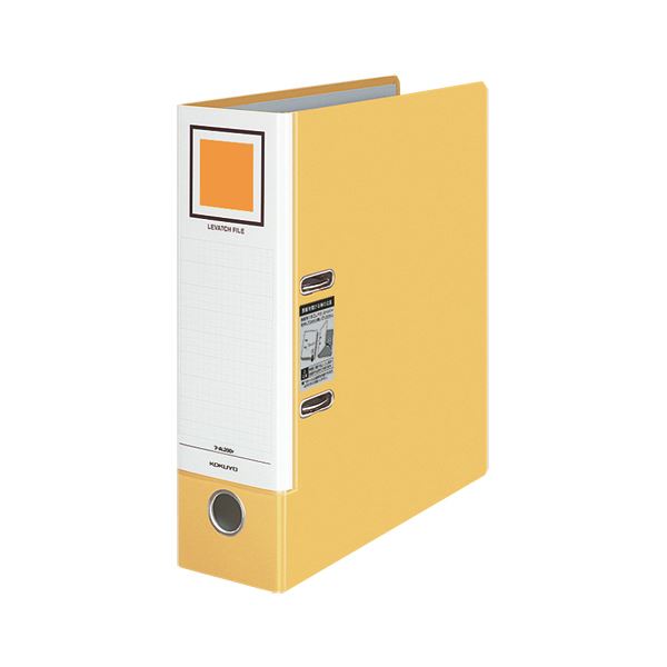 楽天夢の小屋（まとめ） コクヨレバッチファイル A4タテ 2穴 680枚収容 68mmとじ 背幅93mm 黄 フ-AL200Y 1冊 【×5セット】 A4サイズのファイルで、2つの穴が付いており、最大680枚収納可能 背幅は93mmで、しっかりとした68mmのとじ具が付いています 明るい黄色で、1冊に5セット入って