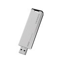 IOデータ IO DATA USB 10Gbps(USB 3.2 Gen2)対応 スティックSSD 500GB ホワイト×ブラック SSPS-US500W 白 ...