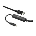StarTech.com USB TypeC-DisplayPort 変換ディスプレイアダプタケーブル 配線 3m 4K/60Hz ブラックCDP2DPMM3MB 1本 黒 4K解像度の映像を楽しめる3mのDisplayPort変換ケーブル 配線 高画質な映像を60Hzで楽しめるブラックカラーのアイテム ディスプレイ環境を一新します 黒(2)