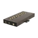 StarTech.com USBシリアル変換ハブ ブラック ICUSB234858I 1台 黒 USBシリアル変換ハブを搭載したブラックカラーの便利なデバイス ...