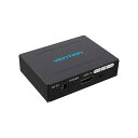 VENTION HDMI Audio 分配器 アルミニウム合金 ブラック AF-2595 黒 高音質なHDMIオーディオ分配器 1入力を複数デバイスに分配 信号...