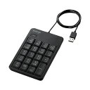 有線静音テンキーパッドブラック TK-TCM021SKBK 1個 黒 ノイズを抑えた有線テンキーパッド、ブラックカラー 静かな入力で快適な作業をサポート デスク...