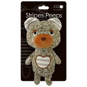 (まとめ)ストライプス ピープス くま【×5セット】 (犬用玩具) かわいいストライプ柄のぬいぐるみ 愛らしいピープスくまが5個セットで登場 犬用の玩具としても...