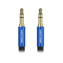 【5本セット】 VENTION 3.5mm Male to Male オーディオケーブル コットン編み アルミニウム合金 1.5m ブルー BA-4537X5 ...