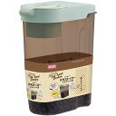 (まとめ)片手ストッカー ドライフード用除湿剤付き【×2セット】 (犬猫用品/食器) 多目的に活用できる 片手で使えるドライフード用除湿剤付きストッカー【2個セ...