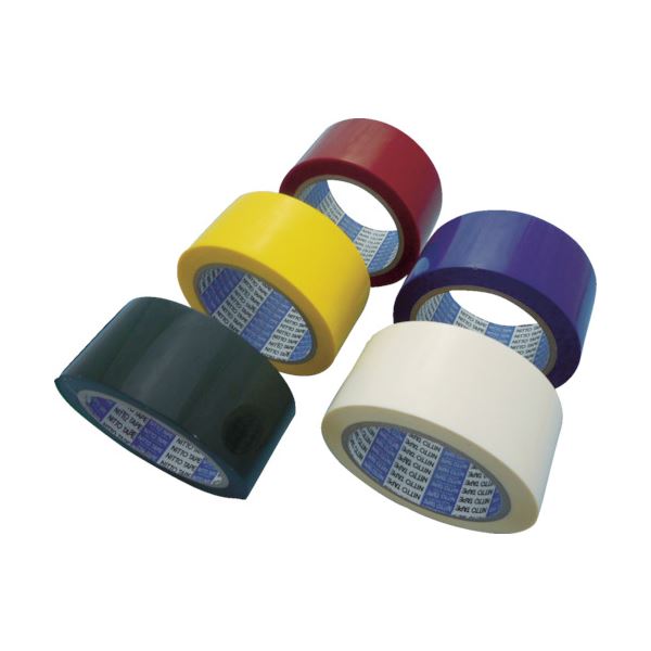 （まとめ） 日東電工ダンプロンカラー No.3200R 50mm×50m 赤 NO3200R-50R 1巻 【×5セット】 鮮やかな赤..