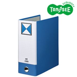 (まとめ)片開きパイプ式ファイルKJ(指かけ穴付) A4-S 100mmとじ 青 30冊 青い片開きパイプ式ファイルKJ(指かけ穴付)A4-S 100mmとじ、...