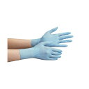 ミドリ安全 安心 ニトリル使い捨て手袋 極薄 粉なし 青 S VERTE-710-S 1箱(100枚) 極薄で粉を使わない、青色のSサイズの使い捨て手袋が100...