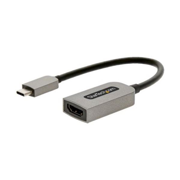StarTech.com USB-C-HDMI 2.0bディスプレイアダプタ 4K60Hz＆HDR10／USB-C HDMIUSBC-HDMI-CDP2HD4K60 1台 4K60HzとHDR10に対応したUSB-CからHDMIへのディスプレイアダプター 高画質で臨場感あふれる映像を楽しめる1台