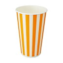 (まとめ) トーカン両面ラミネートカップ ストライプ 545ml(18オンス) 1パック(25個) 【×3セット】 両面ラミネート加工されたストライプ柄の545...