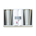今治 タンブラー&今治産タオルセット タンブラー(φ8×14.5cm・420ml)×2、今治ウォッシュタオル・マイクロファイバークロス×各1 B1136568 ...