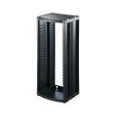 【5個セット】 組立て式CDラック FCD-CB26BKX5 整理 収納 の達人 組み立て式CDラック【5個セット】ブラック