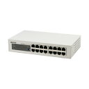 バッファローGiga対応 スイッチングハブ 金属筺体 電源内蔵 16ポート ホワイト LSW5-GT-16NSR 1セット(3台) 白 高速通信に対応した16ポ...