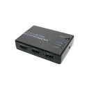 MCO HDMIセレクタ FULLHD対応 3ポート リモコン付 HDS-FH02/BK ハイビジョン対応の3ポートHDMIセレクター、リモコン付き 映像切り替...