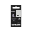 【5個セット】 カシオ計算機 ネームランドテープ9mm 透明 XR-9XX5 手軽にオリジナルなラベルやマーキングが作れる、9mm幅の透明テープ ファイル整理や...