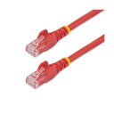 (まとめ) StarTech.com カテゴリ6 LANケーブル 配線 RJ45モールドコネクタ 0.5m レッド N6PATC50CMRD1本 【×2セット】...