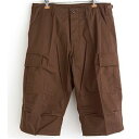 アメリカ軍 BDU クロップド カーゴパンツ 迷彩服 Mサイズ ブラウン 7分丈 レプリカ 米軍 ミリタリーパンツ 軍モノ 茶 アウトドア向けの究極の戦闘パンツ...
